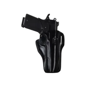 Bianchi 57 Remedy OWB Holster Right Hand 1911 Commander Leather Black