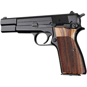 Hogue Fancy Hardwood Grips for Browning Hi-Power Checkered Goncalo Alves