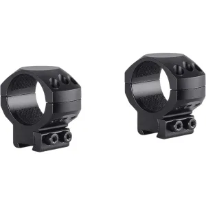 Hawke Sport Optics Tactical Match Airgun 9-11mm Dovetail 30mm Scope Rings Matte Medium