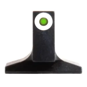 Novak Suppressor 1911 Front Night Sight Novak Cut .075" Depth .280" Height Steel Black with Green Tritium Dot