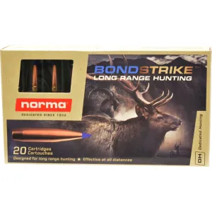 Norma Bondstrike 7mm PRC Ammo 165 Grain Bonded Polymer Tip Box of 20
