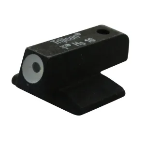 Novak Mega Dot 1911 Front Night Sight Novak Cut .075" Depth .180" Height .125" Width Steel Blue with Green Tritium Dot