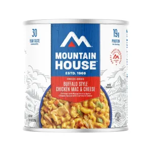 Mountain House Buffalo Style Chicken Mac & Cheese Freeze Dried Food #10 Can
