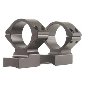 Talley Lightweight 2-Piece Scope Mount 1" Rings Winchester 70 Pre-64 with .435 Rear Mount Hole Spacing (.300 H&H, .375 H&H and .458 Winchester Magnums) Medium Matte Black
