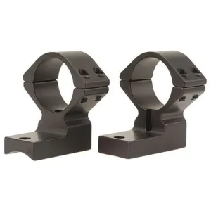 Talley Lightweight 2-Piece Scope Mount 30mm Rings Extended Savage Model 110-111-112-114-116 Flat Rear (6-48 Screws) Matte Black High