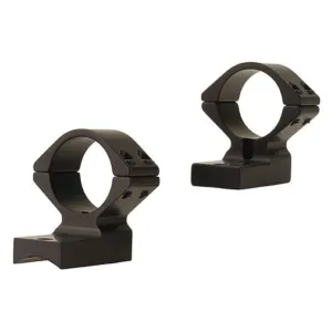 Talley Lightweight 2-Piece Scope Mount 1" Rings Extended Front Savage 10 Through 16, 110 Through 116 Flat Rear (6-48 Screws) Matte Black Medium
