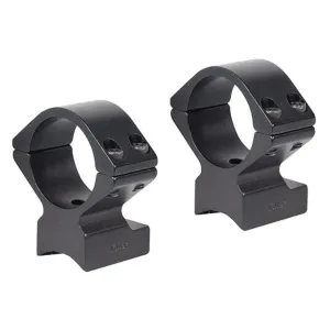Talley Lightweight 2-Piece Scope Mount 1" Rings Anschutz Matte Black Medium