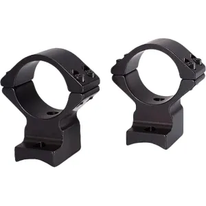 Talley Lightweight 2-Piece Scope Mount 1" Rings Extended Front and Rear A17, A22, Axis Savage 10 Through 16, 110 Through 116 Round A17, A22, Axis (8-40 Screws) Matte Black High
