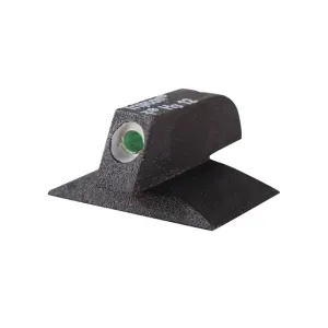 Kensight 1911 Front Night Sight Novak Cut Contoured Base .200" Height .115" Width Steel Black with Green Tritium Dot