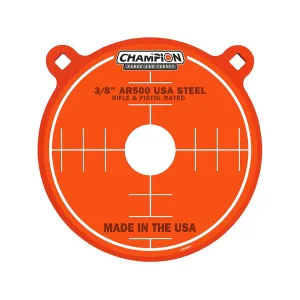 Champion Center Mass AR500 Steel Target Gong 10"