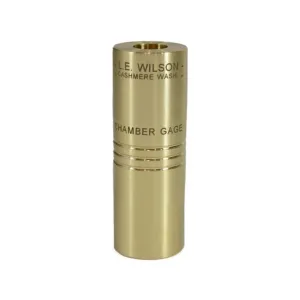 L.E. Wilson Minimum Chamber Gauge Brass 357 Sig