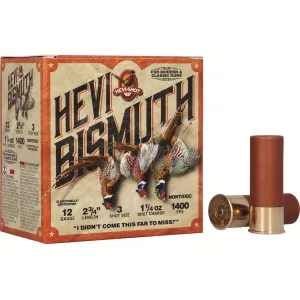 Hevi-Shot Hevi-Bismuth Upland 12 Gauge Ammo 2-3/4" #3 Bismuth Shot 1-1/4 oz Box of 25