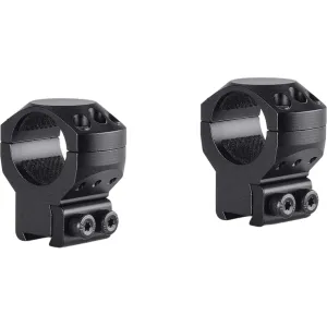 Hawke Sport Optics Tactical Match Airgun 9-11mm Dovetail 1" Scope Rings Matte High