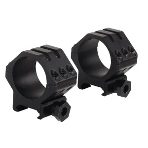 Weaver Tactical 6 Hole Weaver 30mm Scope Rings Matte Black Low