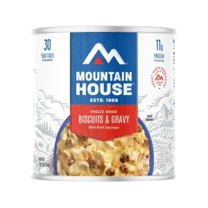 Mountain House Biscuits & Gravy Freeze Dried Food #10 Can