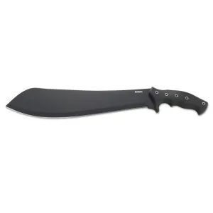CRKT Halfachance Parang Machete 14" 65MN Black Powder Coat Blade TPR Overmold Handle Black