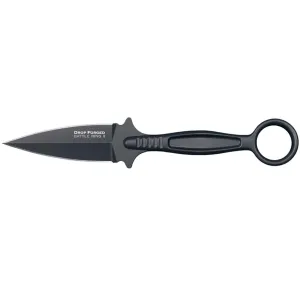 Cold Steel Drop Forged Battle Ring 2 Fixed Blade Knife 3.5" Spear Point 52100 Blue Blade 52100 Handle Blue