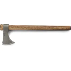 CRKT Woods Nobo Tomahawk 3.47" 1055 Carbon Steel Blade Tennessee Hickory Wood Handle