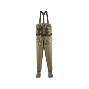 LaCrosse Men's Alpha Agility Zip Front 1600 Gram Insulated Breathable Boot Foot Chest Waders Mossy Oak Bottomland Stout 12