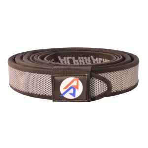 Double Alpha Premium Double Competition Shooting Belt 1.50" Nylon Silver 42"
