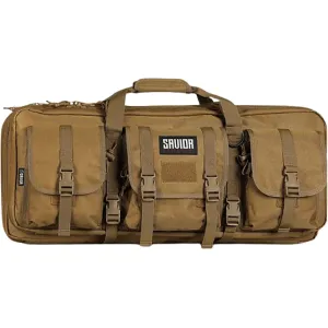 Savior Equipment American Classic Double Short Barrel Rifle Case 28" Polyester Flat Dark Earth