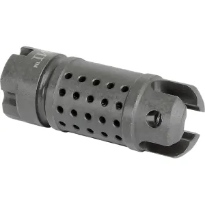 Midwest Industries AK Tactical Flash Compensator Steel Black