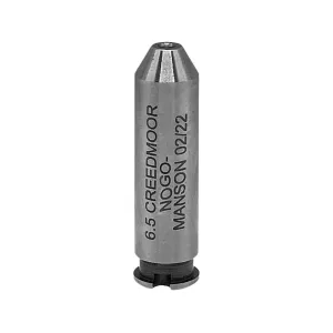 Manson Reamers Headspace NOGO Gauge 6.5 Creedmoor, 6mm Creedmoor, 22 Creedmoor