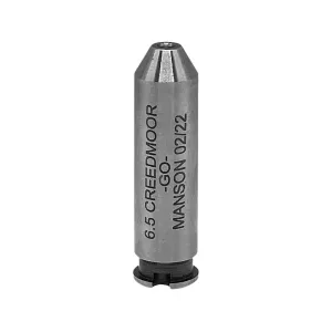 Manson Reamers Headspace GO Gauge 6.5 Creedmoor, 6mm Creedmoor, 22 Creedmoor