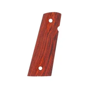 Hogue Grips for 1911 Government, Commander with Extended Magwell Checkered Cocobolo