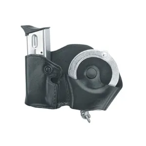 Gould & Goodrich B841 Belt Handcuff and Magazine Carrier Right Hand for Glock 17,19, 20, 21, 22, 23, 26, 27, 29, 30, 31, 32, 33, 34, 35, HK USP 9, USP 357, USP 40, USP 45, Para-Ordnance P10, P12, P13,