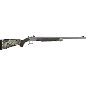 CVA Accura MR-X Northwest 50 Caliber Muzzleloading Rifle 26" Threaded Cerakote Sniper Gray Barrel Veil Alpine Stock with Williams Peep Sight
