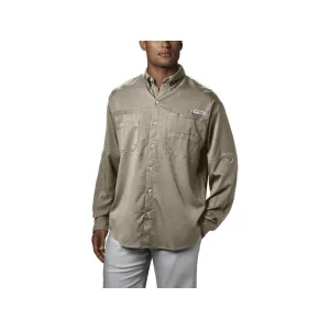 Columbia Men's PFG Tamiami II Long Sleeve Shirt Fossil XL