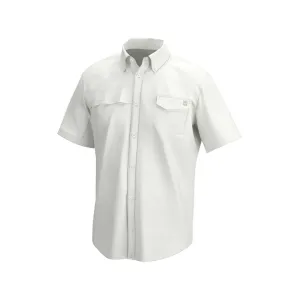 Huk Men's Tide Point Short Sleeve Shirt White XL