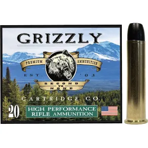 Grizzly Cartridge Cowboy 45-70 Government Ammo 405 Grain Flat Nose Box of 20