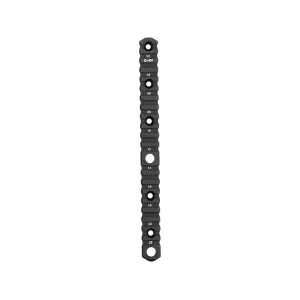MDT M-LOK 21-Slot Picatinny Rail Section Aluminum Black