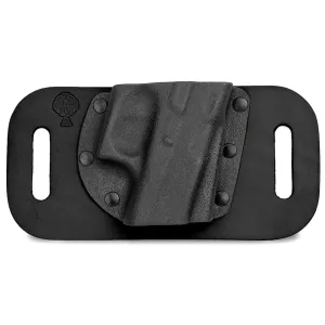 CrossBreed Holsters SnapSlide OWB Holster Right Hand Glock 17, 19, 19X, 22, 23, 26, 27, 31, 32, 33, 38, 45, 47 Kydex Black