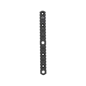 MDT M-LOK 19-Slot Picatinny Rail Section Aluminum Black