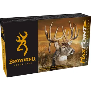 Browning Max Point 300 Winchester Magnum Ammo 180 Grain Polymer Tip Box of 20