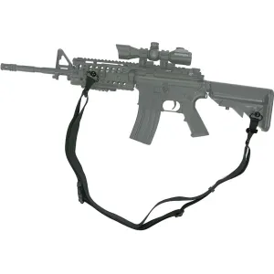 Alpine Innovations Dual Strap Rifle Sling with Quick Detach Swivel Nylon Black