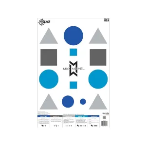 Allen EZ-Aim Max Michel Course of Fire A-2 Paper Targets 23"x35" 50PK