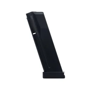 Mec-Gar Competition Magazine for EAA Witness, Tanfoglio Large Frame 10mm Auto 16-Round Steel Anti-Friction Black