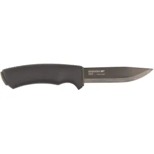 Morakniv Bushcraft Fixed Blade Knife 4.3" Clip Point Carbon DLC Coat Blade Polymer Handle Black