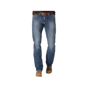 Wrangler Men's 20X No. 42 Vintage Boot Cut Jeans Light Blue 36X32