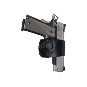 DeSantis Gunhide Yaqui Slide OWB Holster Right Hand Large Frame Single Action Semi Automatic Leather Black