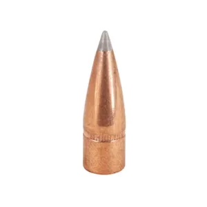 Factory Second 30 Caliber (308 Diameter) Bullets 125 Grain Polymer Tip with Cannelure Box of 100 (Bulk Packaged)