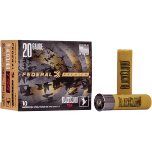 Federal Premium Black Cloud TSS Waterfowl 20 Gauge Ammo 3" #3 and #9 Steel and Tungsten Shot 1-1/4 oz Box of 10