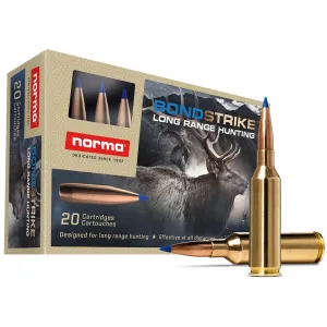 Norma BondStrike 6.5 Creedmoor Ammo 143 Grain Bonded Polymer Tip Box of 20
