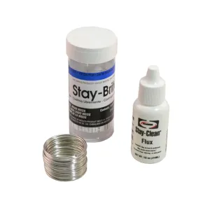 Grobet Stay Brite High Strength Silver Solder Kit