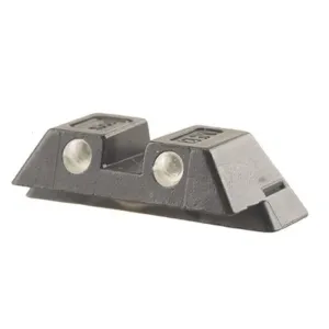 Glock Rear Night Sight 6.5mm .256" Height Steel Black Tritium