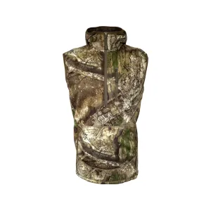 MidwayUSA Men's Full Season Soft Shell Hooded Insulated Vest Realtree APX Medium